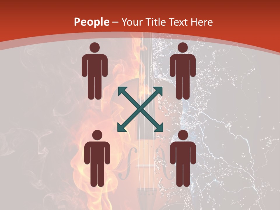 Old Fashioned Stringed Creativity PowerPoint Template