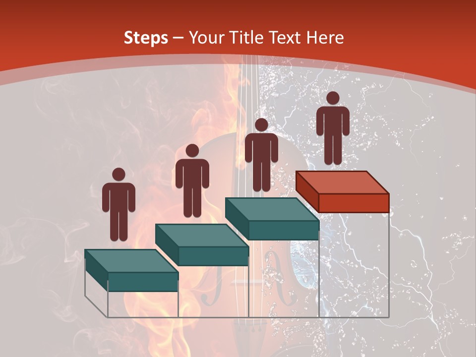 Old Fashioned Stringed Creativity PowerPoint Template