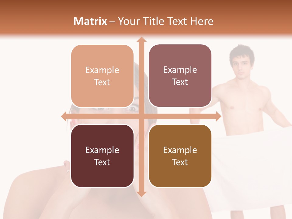 Naked Sensuality Relationship PowerPoint Template
