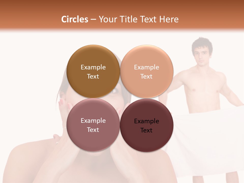 Naked Sensuality Relationship PowerPoint Template
