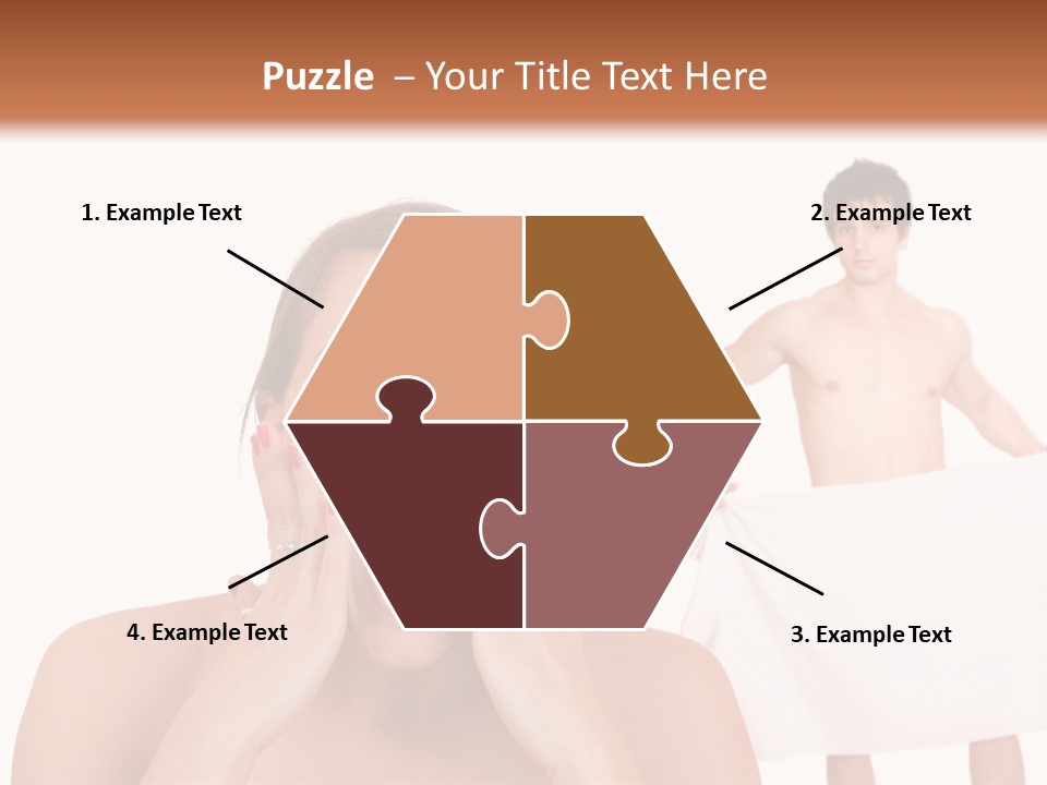 Naked Sensuality Relationship PowerPoint Template
