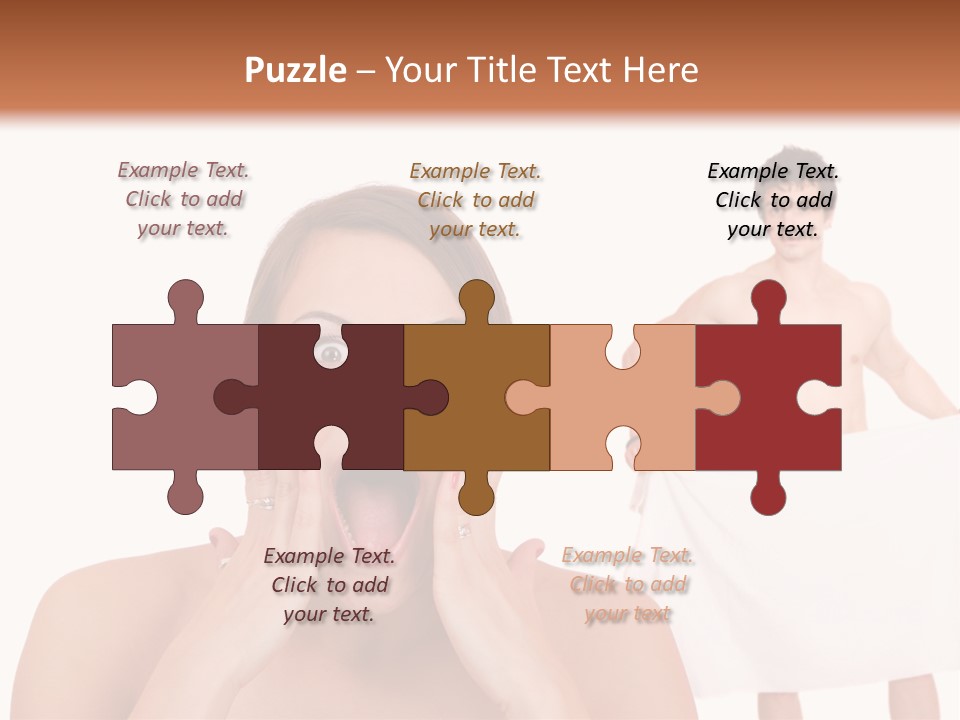 Naked Sensuality Relationship PowerPoint Template