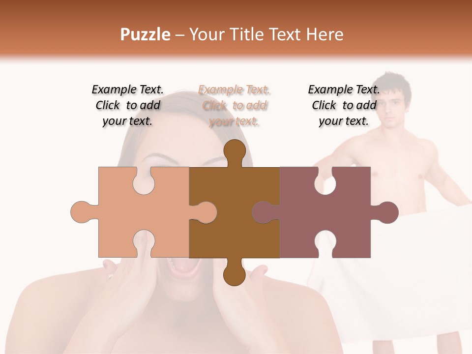 Naked Sensuality Relationship PowerPoint Template