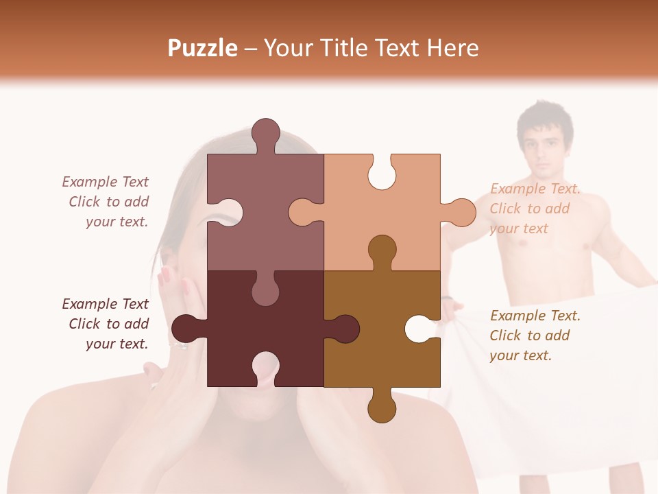 Naked Sensuality Relationship PowerPoint Template