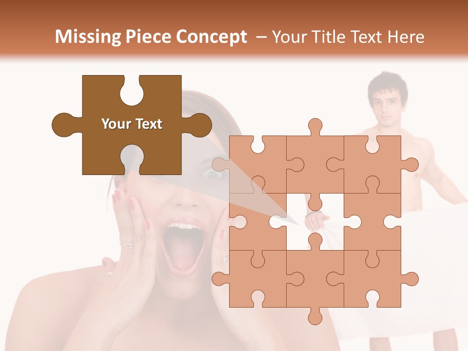 Naked Sensuality Relationship PowerPoint Template