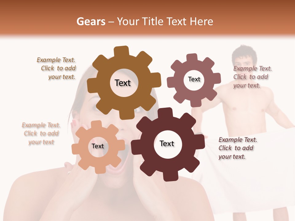 Naked Sensuality Relationship PowerPoint Template