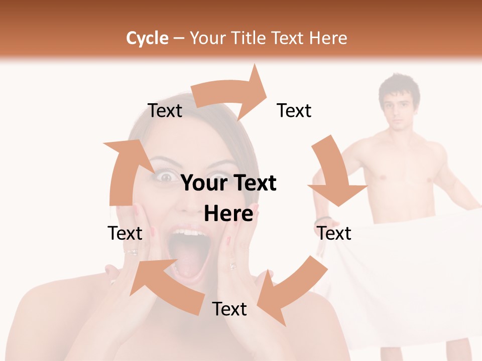 Naked Sensuality Relationship PowerPoint Template