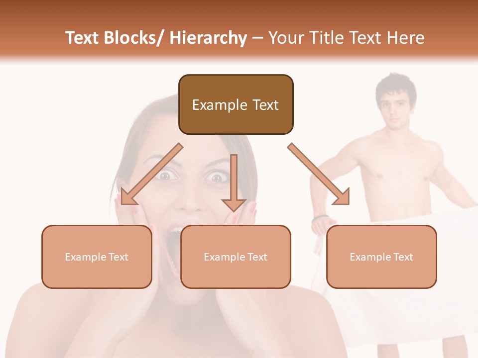 Naked Sensuality Relationship PowerPoint Template