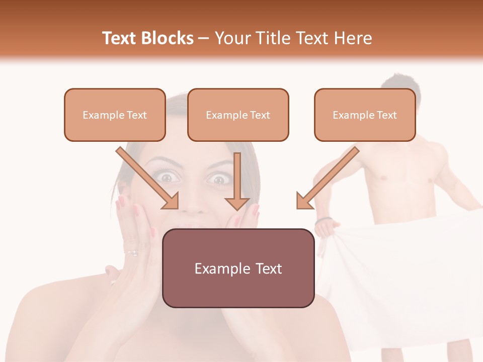 Naked Sensuality Relationship PowerPoint Template