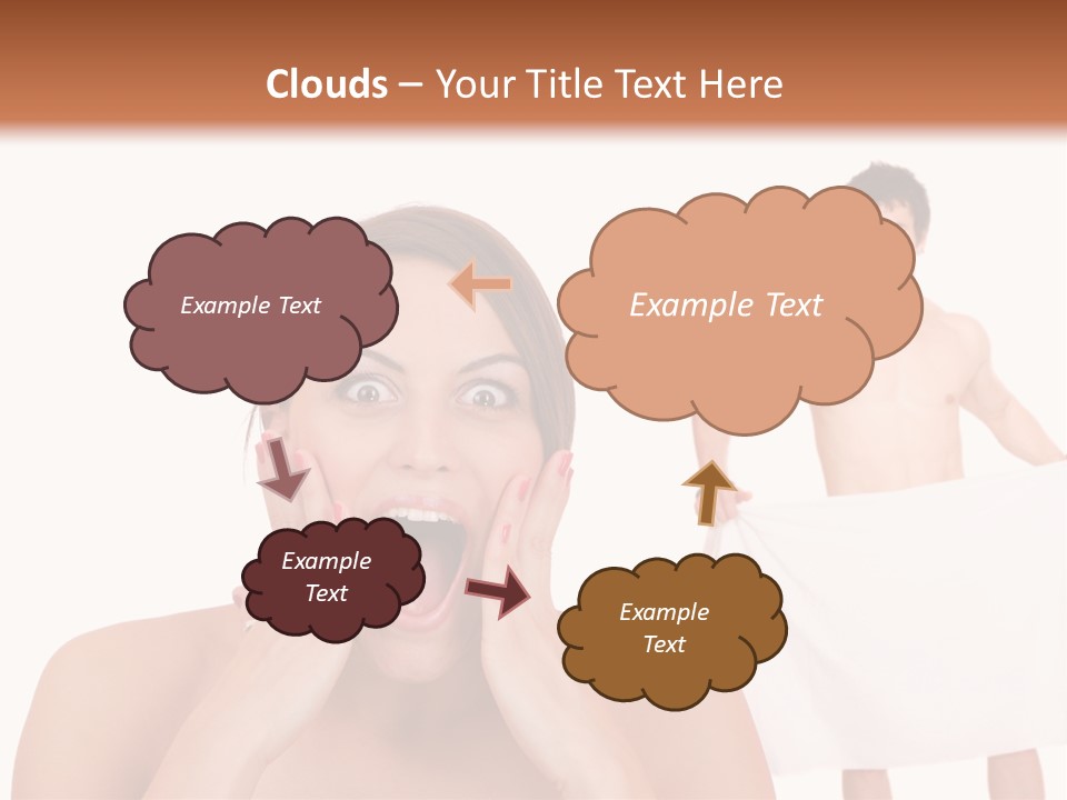 Naked Sensuality Relationship PowerPoint Template