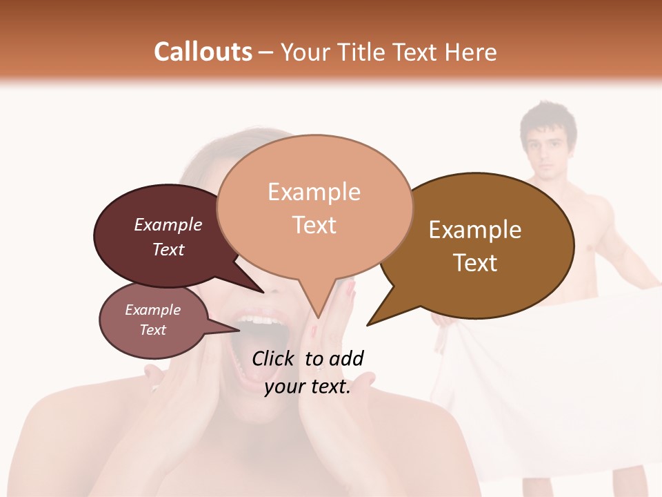 Naked Sensuality Relationship PowerPoint Template