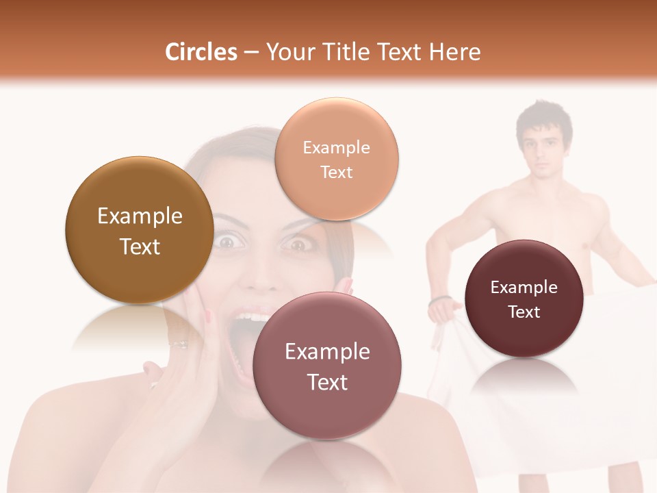 Naked Sensuality Relationship PowerPoint Template