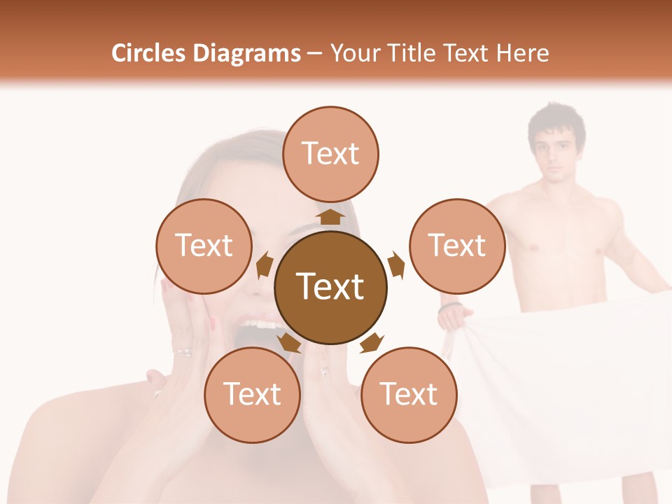 Naked Sensuality Relationship PowerPoint Template