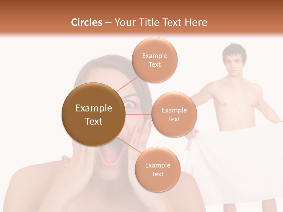 Naked Sensuality Relationship PowerPoint Template