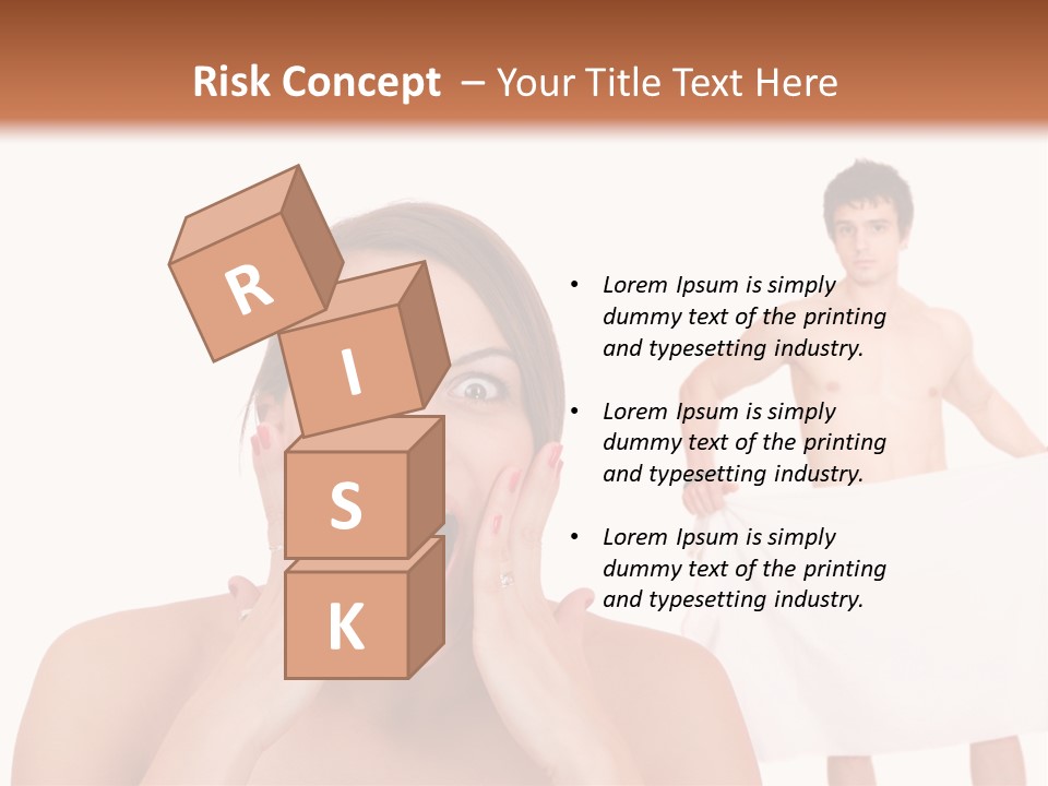 Naked Sensuality Relationship PowerPoint Template