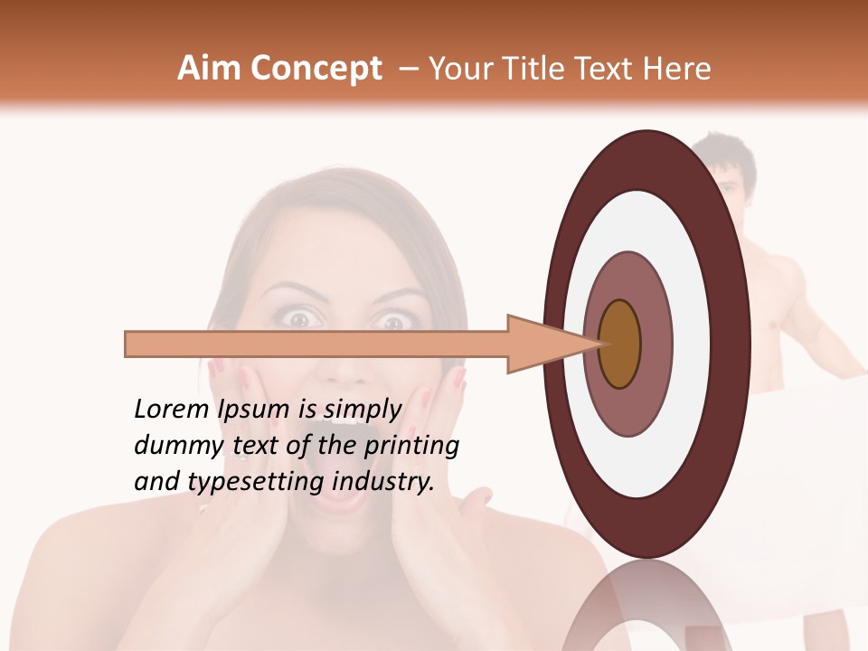 Naked Sensuality Relationship PowerPoint Template