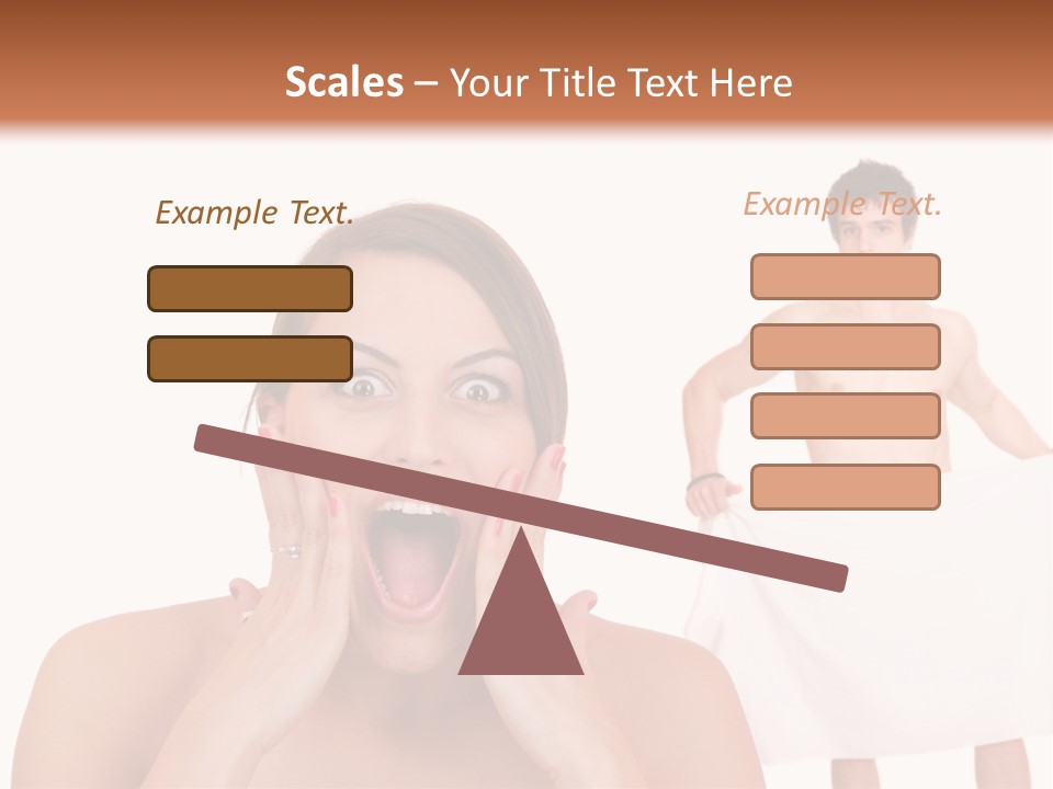 Naked Sensuality Relationship PowerPoint Template