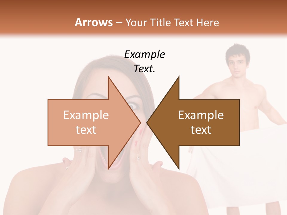 Naked Sensuality Relationship PowerPoint Template