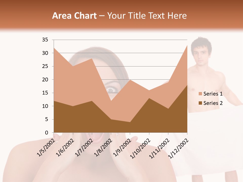 Naked Sensuality Relationship PowerPoint Template