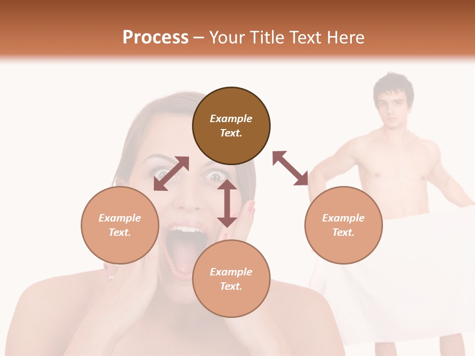 Naked Sensuality Relationship PowerPoint Template