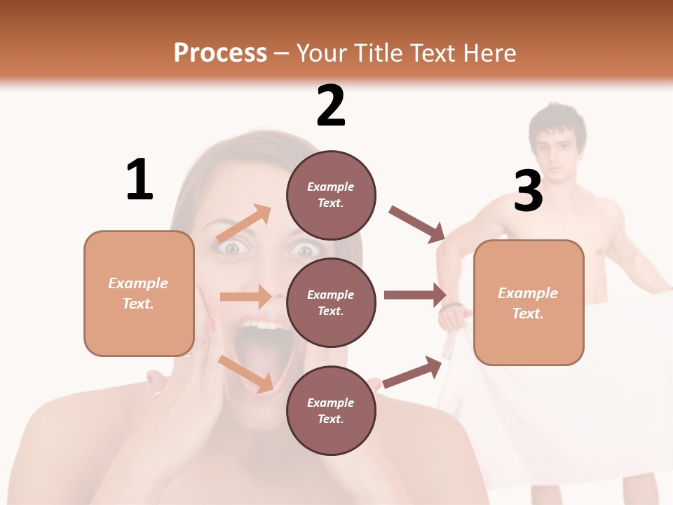 Naked Sensuality Relationship PowerPoint Template