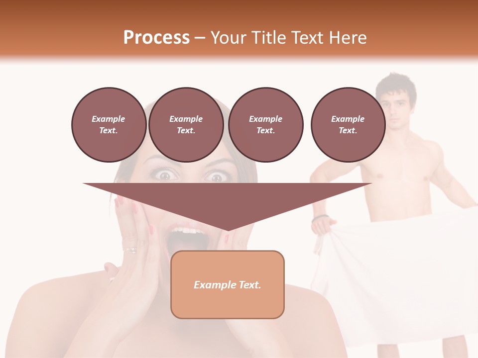 Naked Sensuality Relationship PowerPoint Template