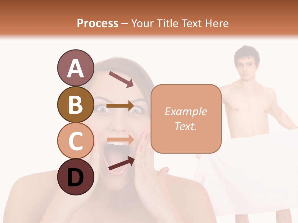 Naked Sensuality Relationship PowerPoint Template