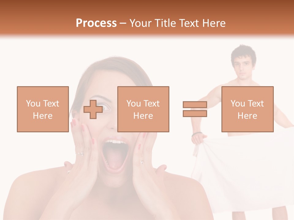 Naked Sensuality Relationship PowerPoint Template