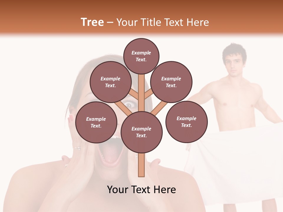 Naked Sensuality Relationship PowerPoint Template