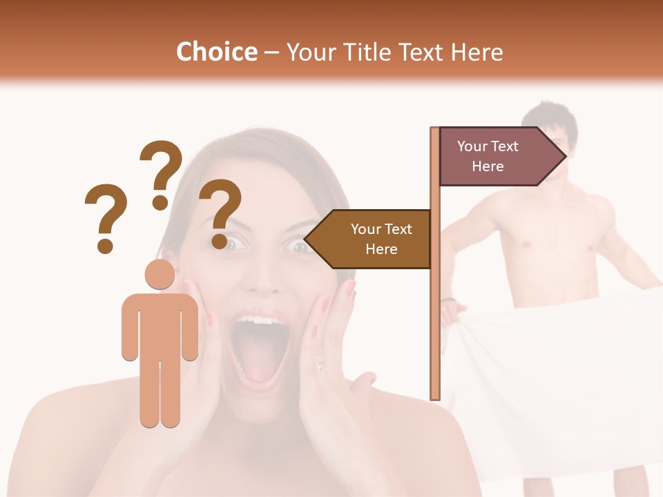 Naked Sensuality Relationship PowerPoint Template
