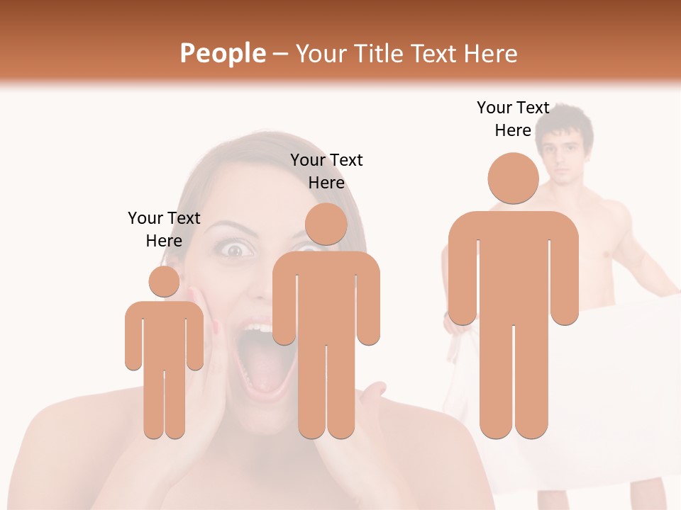 Naked Sensuality Relationship PowerPoint Template