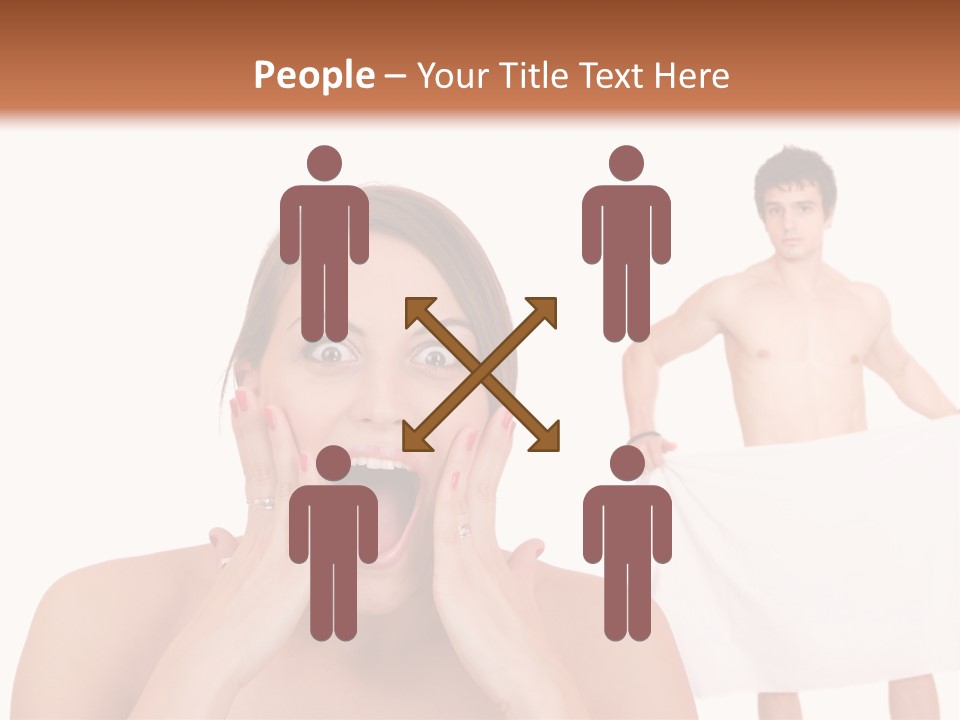 Naked Sensuality Relationship PowerPoint Template
