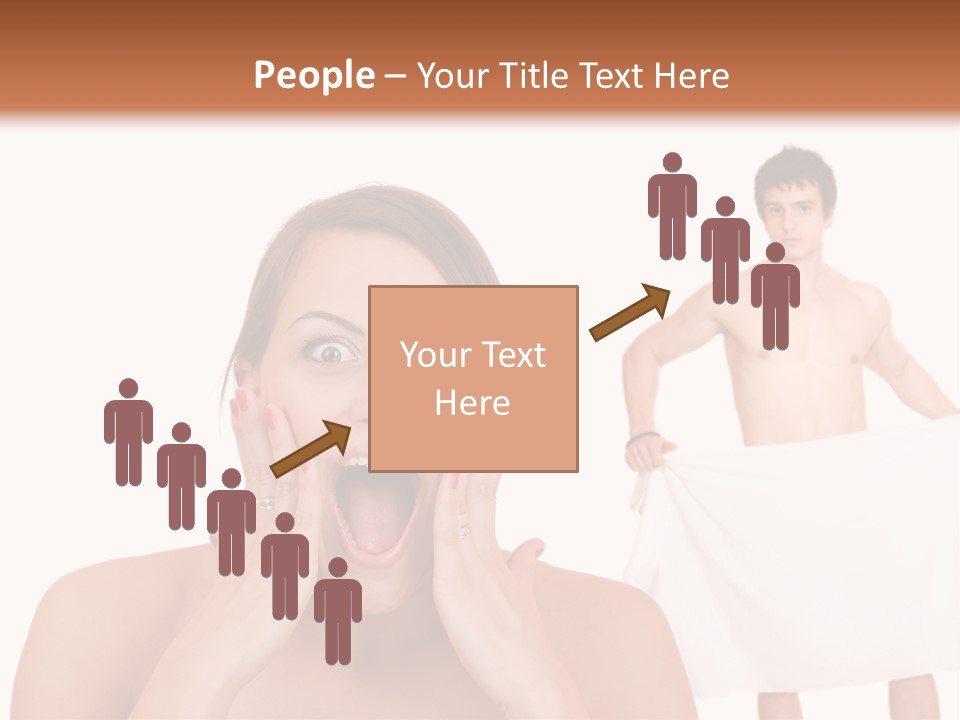 Naked Sensuality Relationship PowerPoint Template