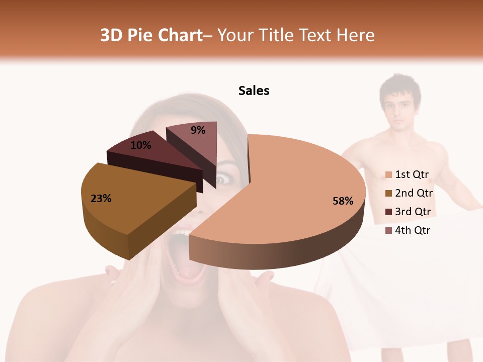 Naked Sensuality Relationship PowerPoint Template