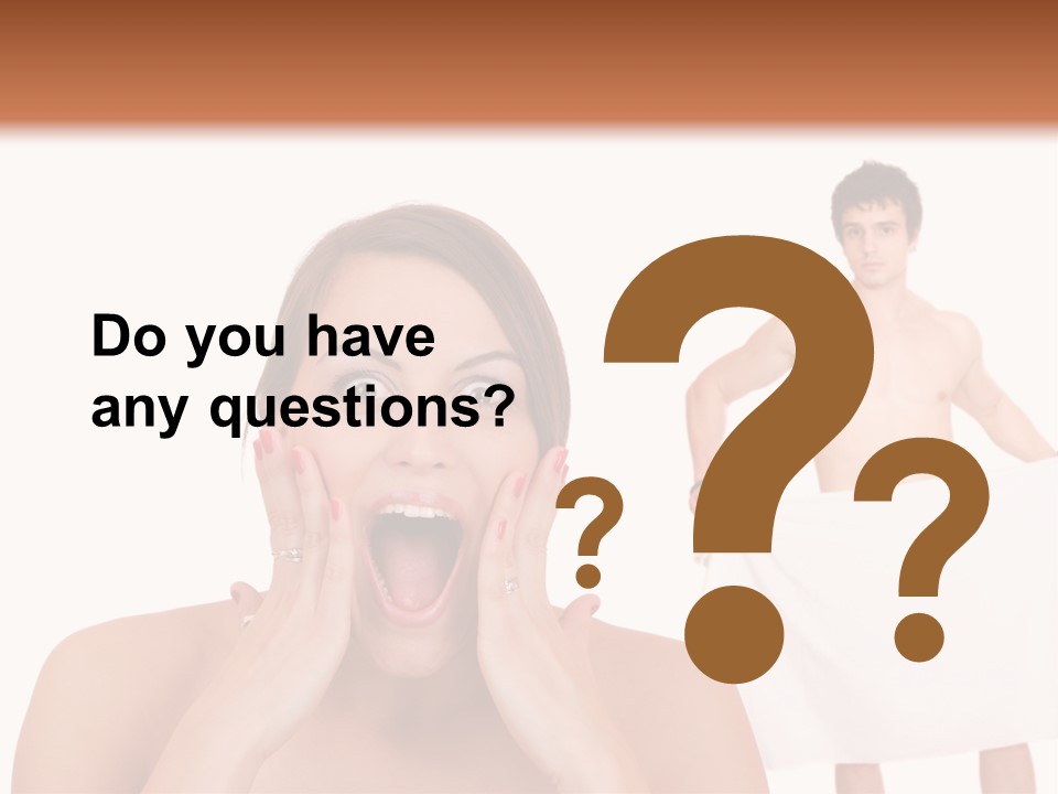 Naked Sensuality Relationship PowerPoint Template