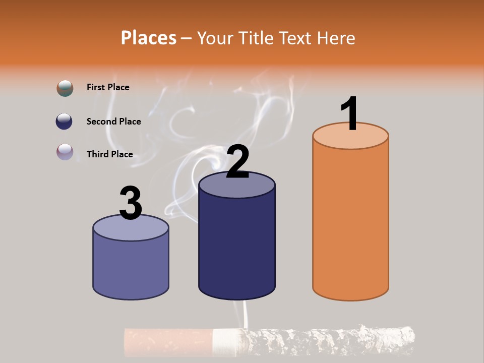 Black Isolated Addict PowerPoint Template