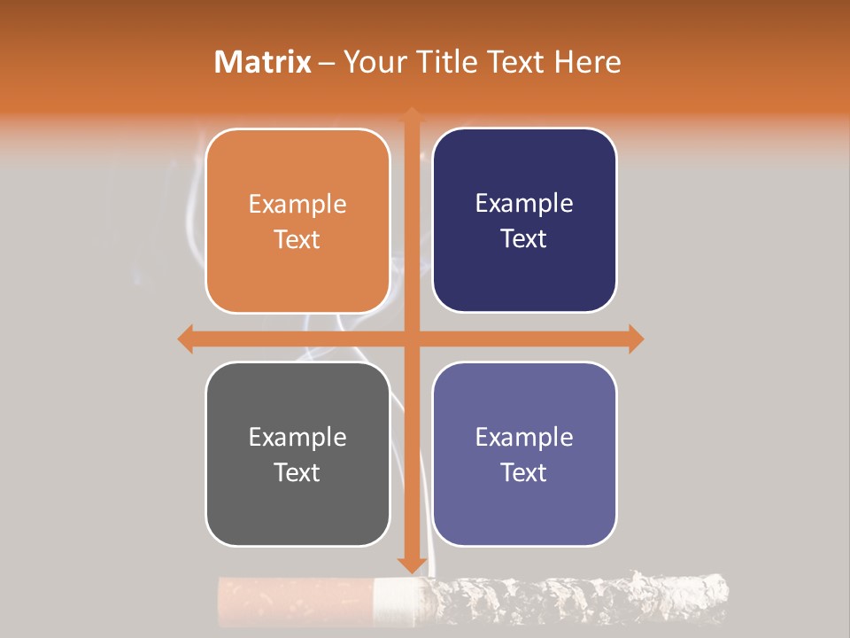 Black Isolated Addict PowerPoint Template