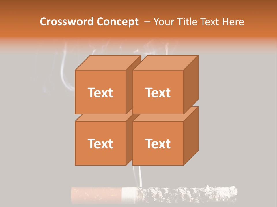Black Isolated Addict PowerPoint Template
