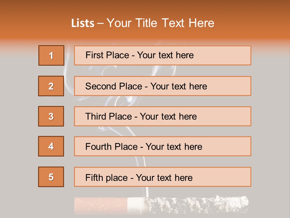 Black Isolated Addict PowerPoint Template