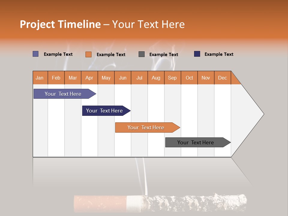 Black Isolated Addict PowerPoint Template