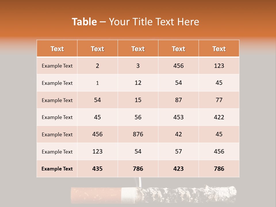 Black Isolated Addict PowerPoint Template