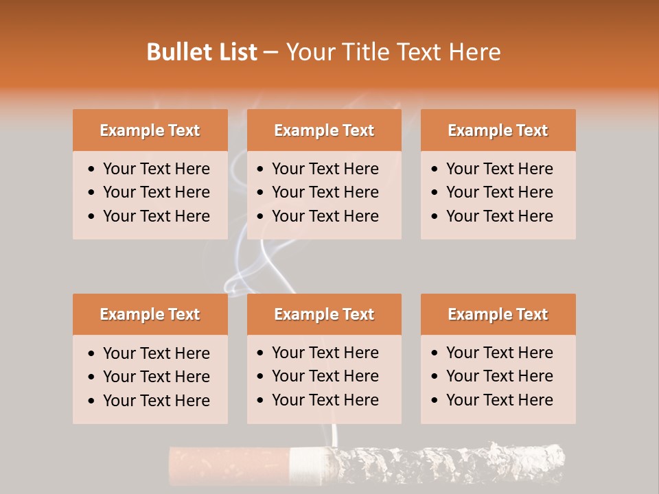 Black Isolated Addict PowerPoint Template