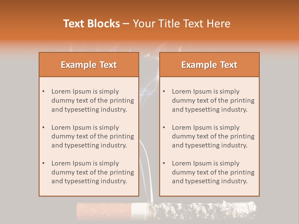 Black Isolated Addict PowerPoint Template