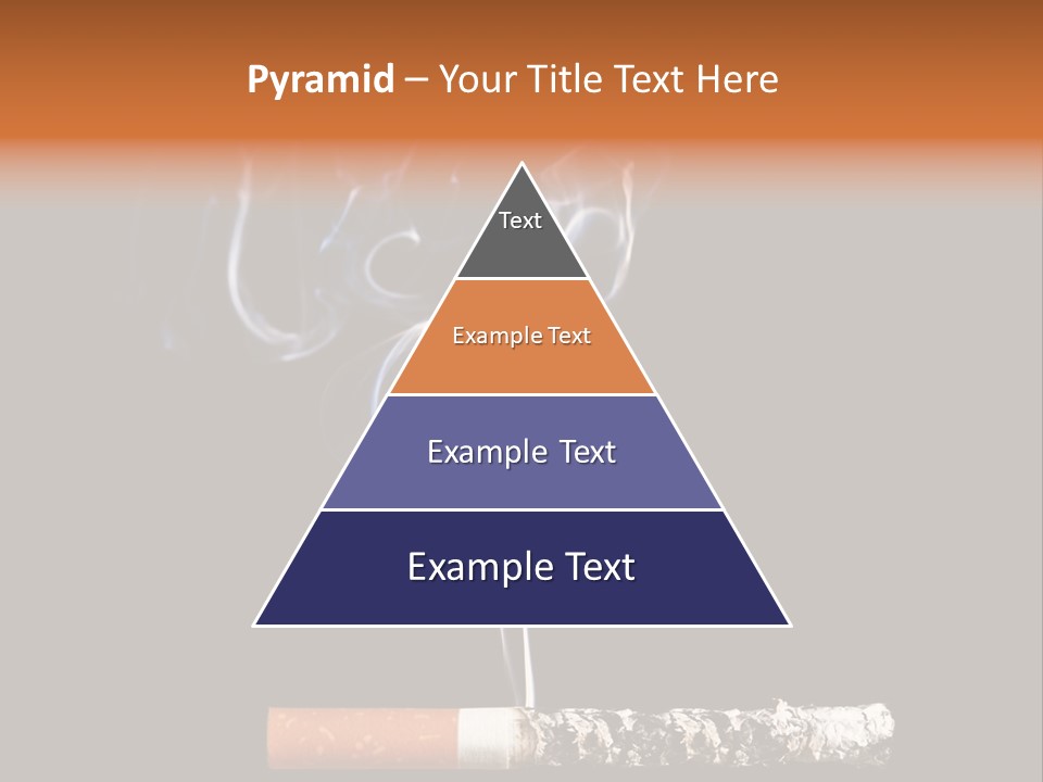 Black Isolated Addict PowerPoint Template