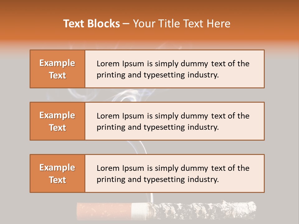 Black Isolated Addict PowerPoint Template