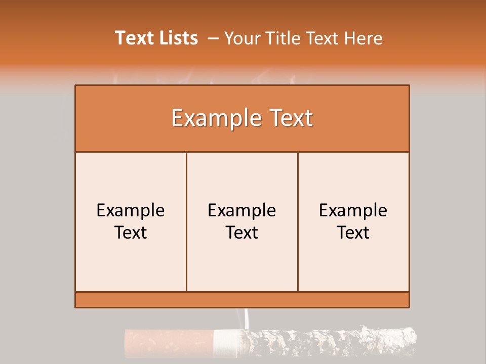 Black Isolated Addict PowerPoint Template