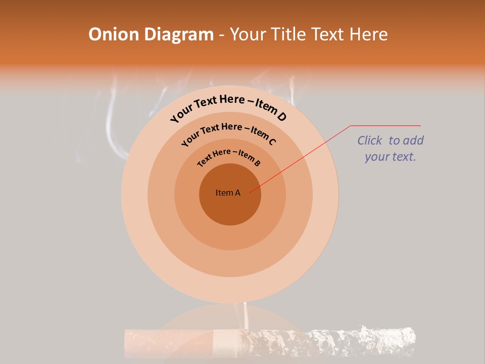 Black Isolated Addict PowerPoint Template