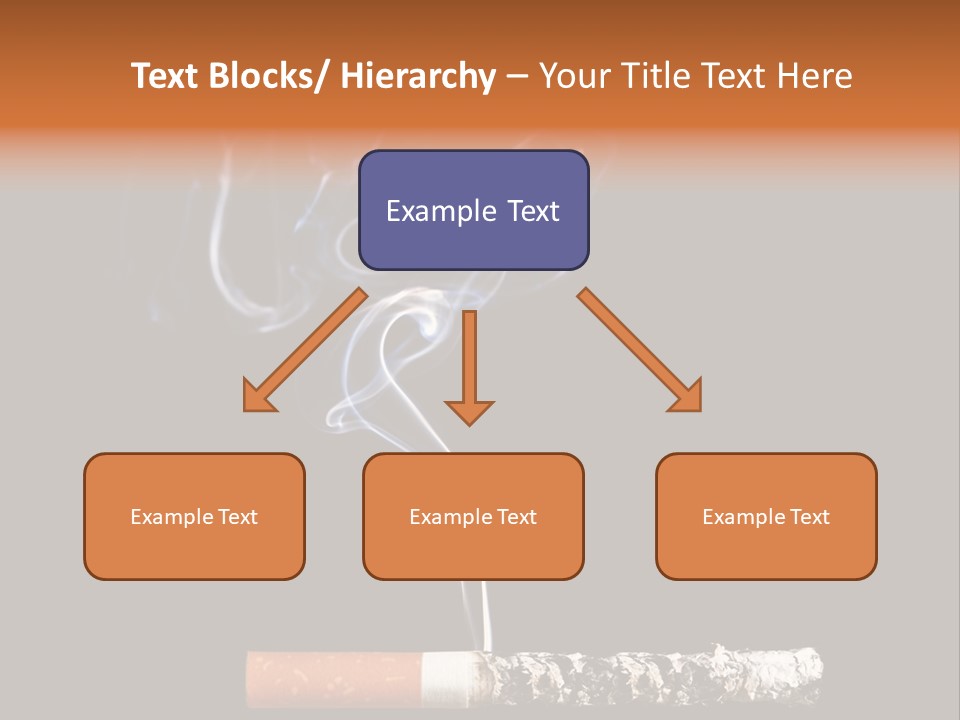 Black Isolated Addict PowerPoint Template