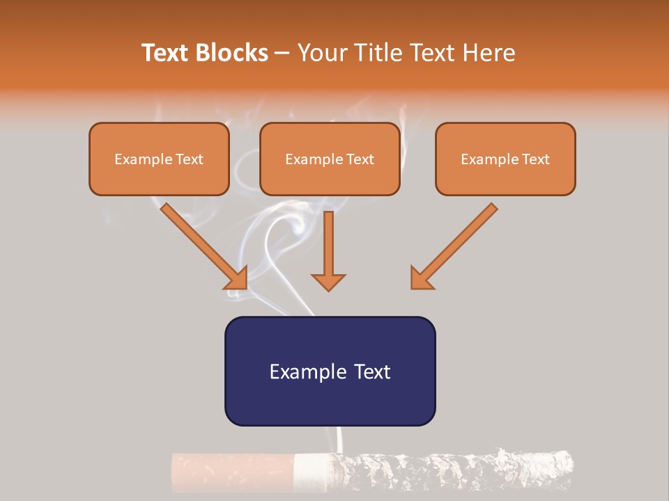 Black Isolated Addict PowerPoint Template