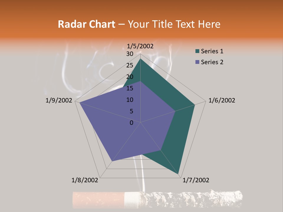 Black Isolated Addict PowerPoint Template